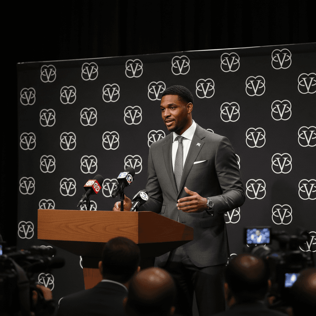 Coach explaining stuff to an athlete