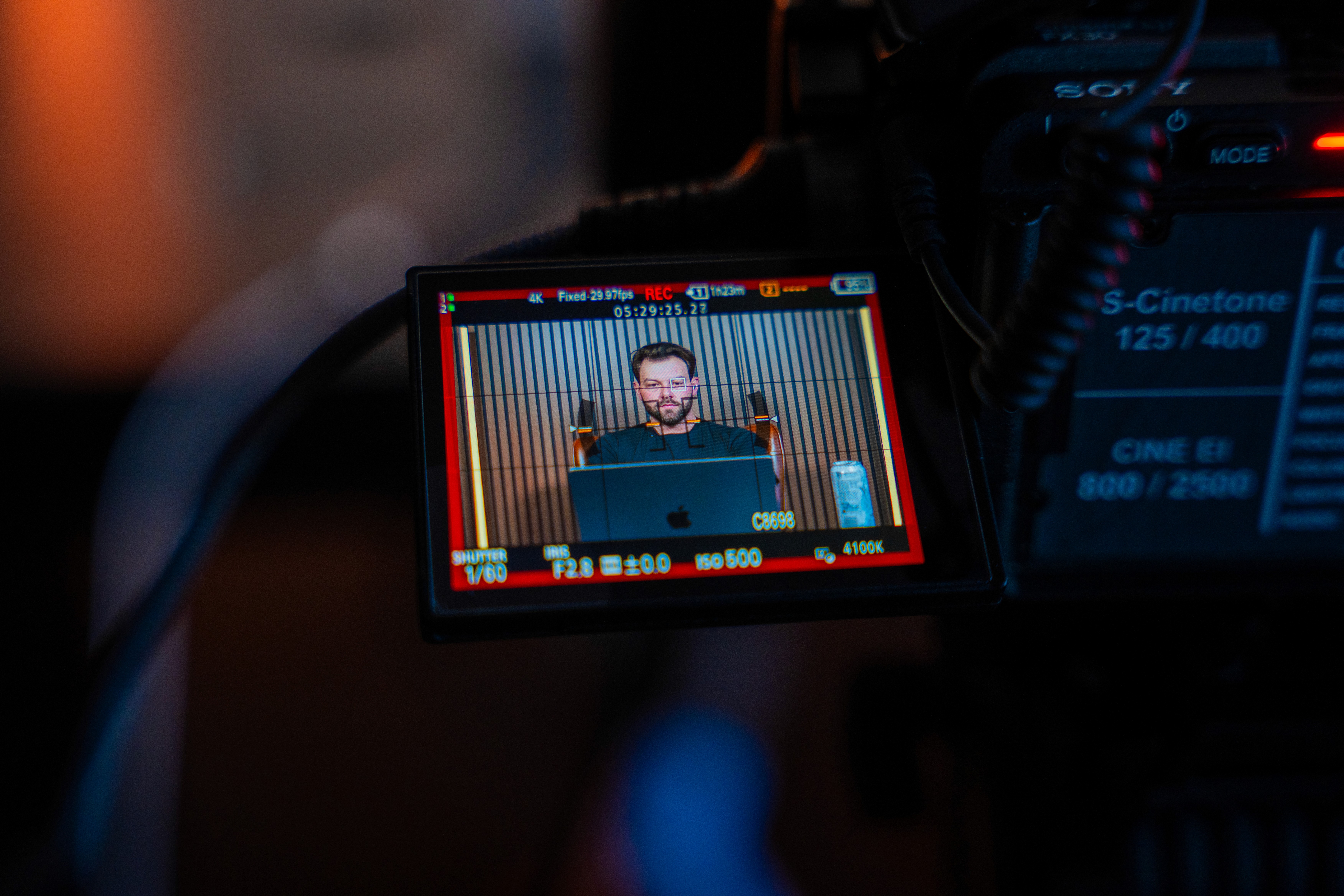 person hand in a dramatic lighting