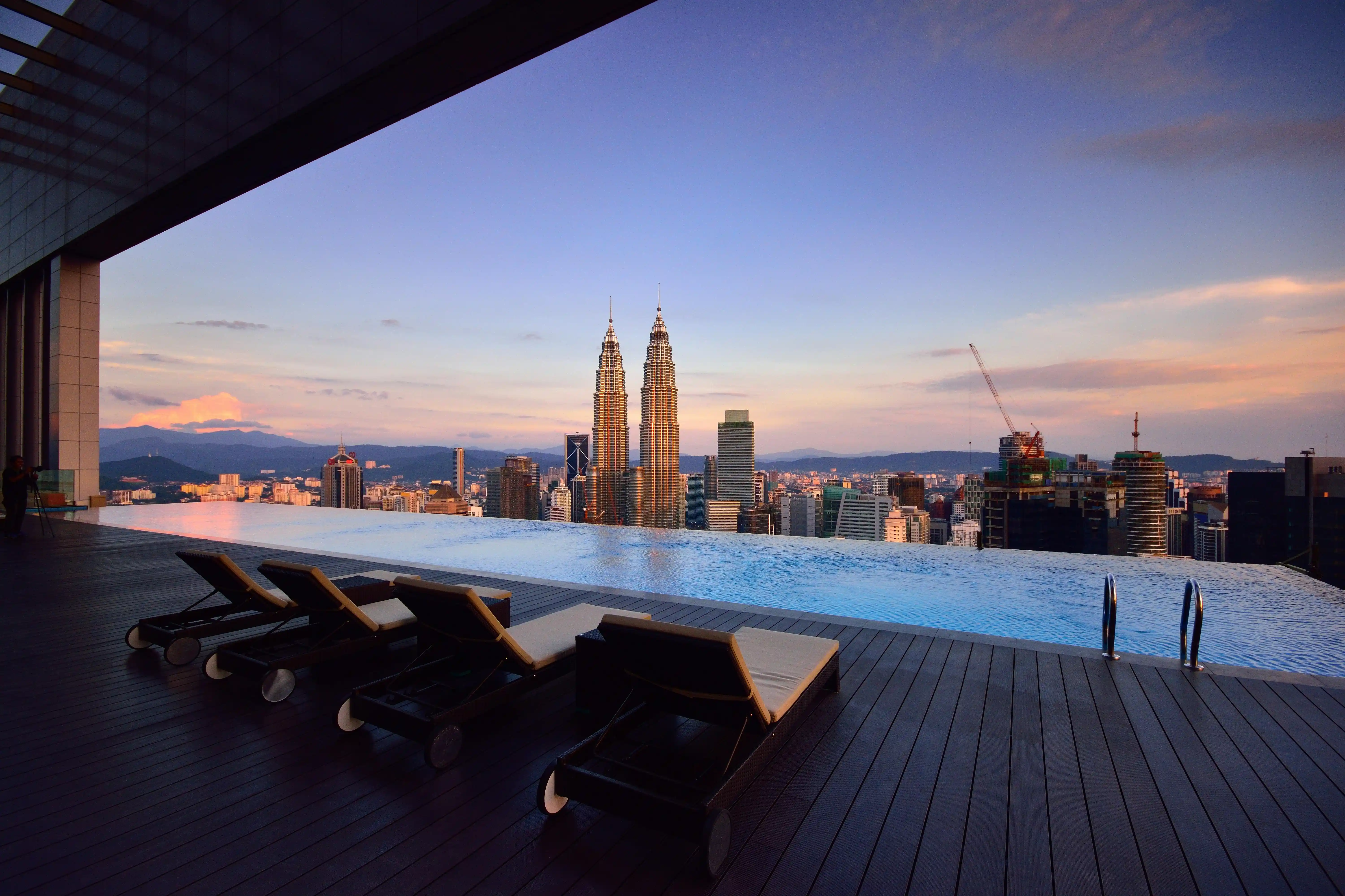 Infinity-Pool in Kuala Lumpur, Malaysia