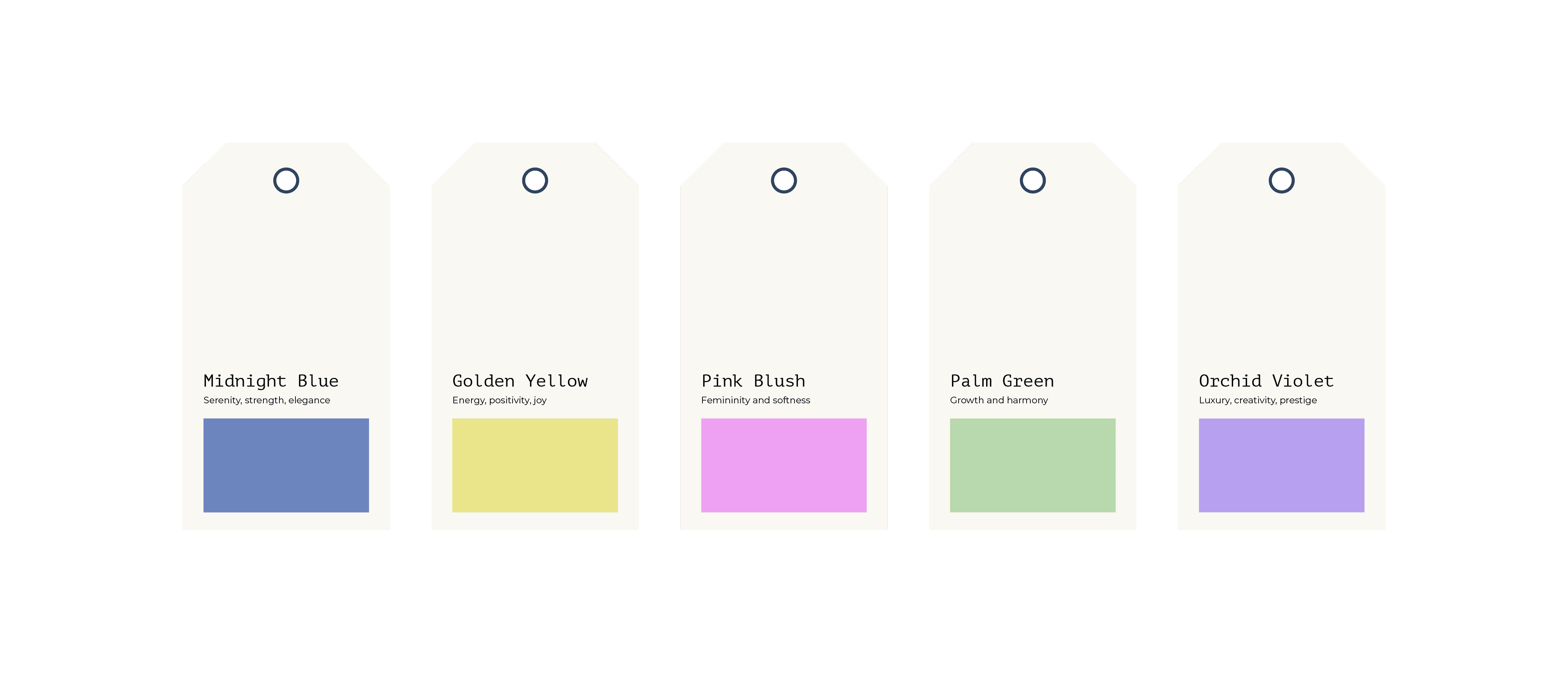 Colorful color palette