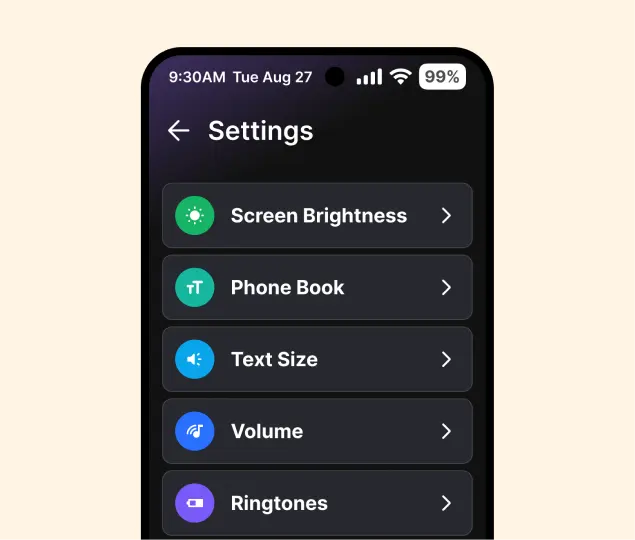 Screen UI