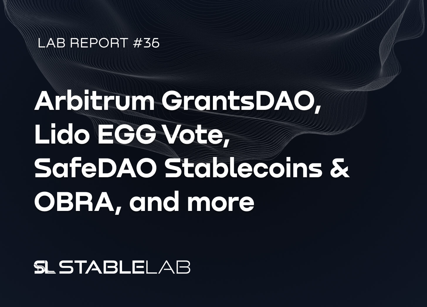 StableLab newsletter 4