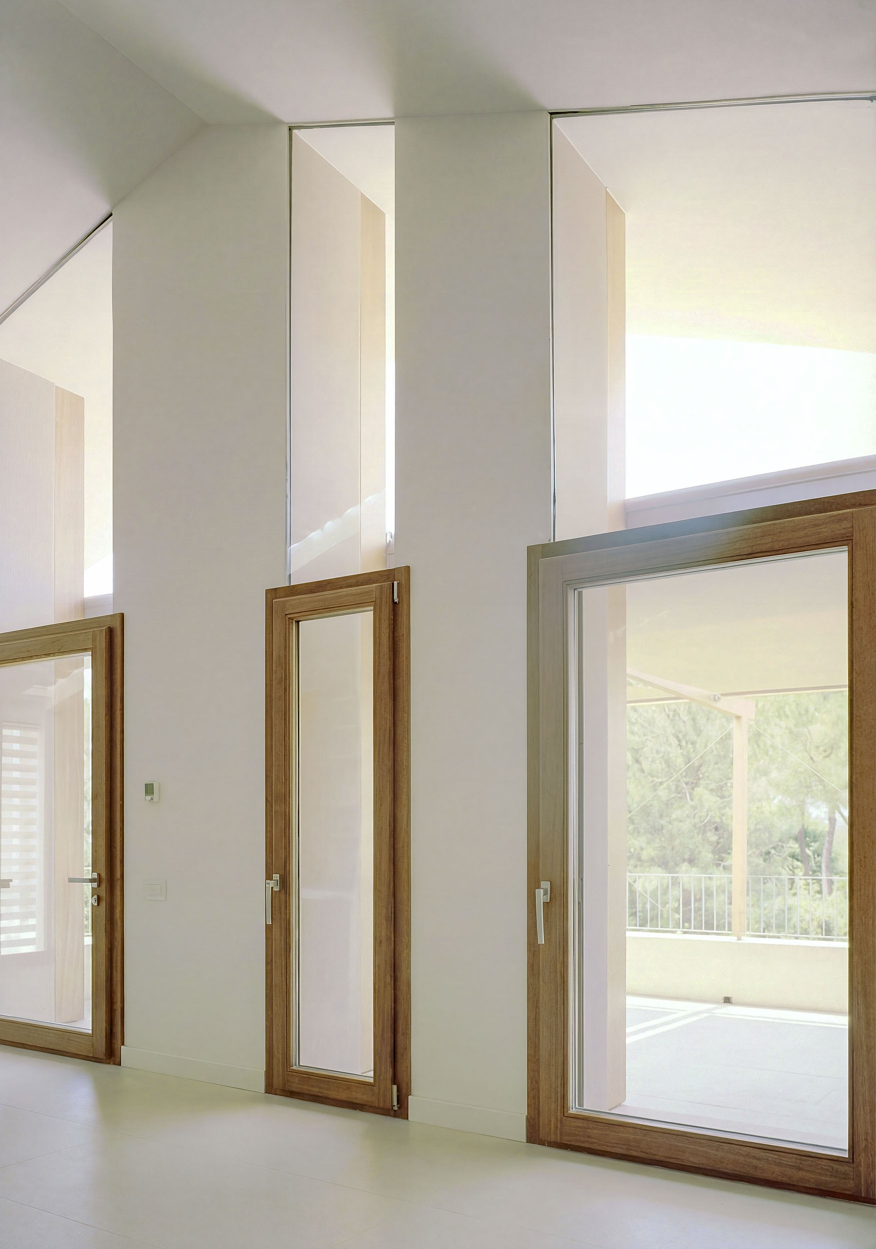 Workshop made of bright wood