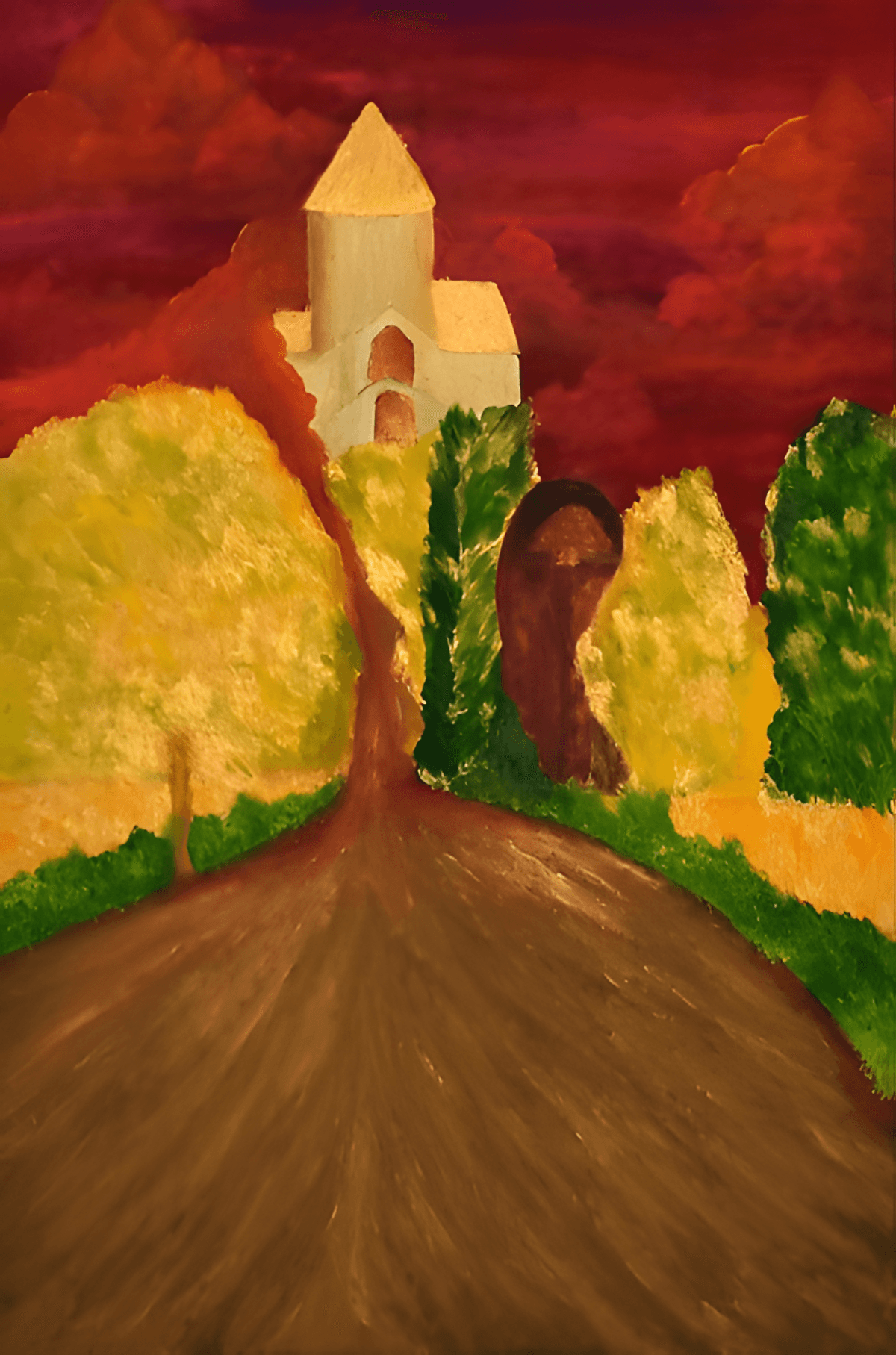 premium art poster and canvas prints, with originals available, from QART , of the artwork " The Horizon "