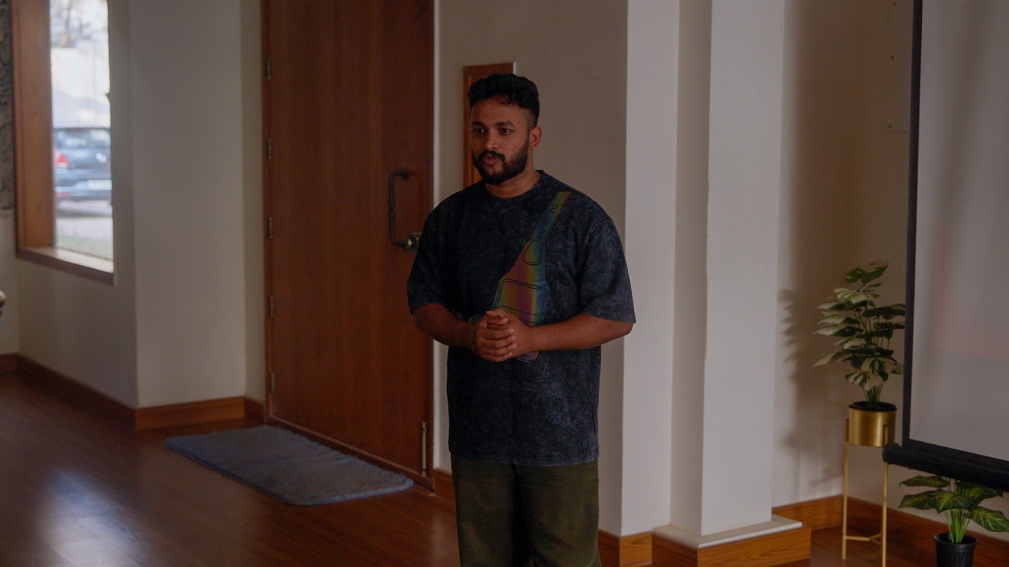 Speaker addressing the audience at Team1 Connect Bengaluru event