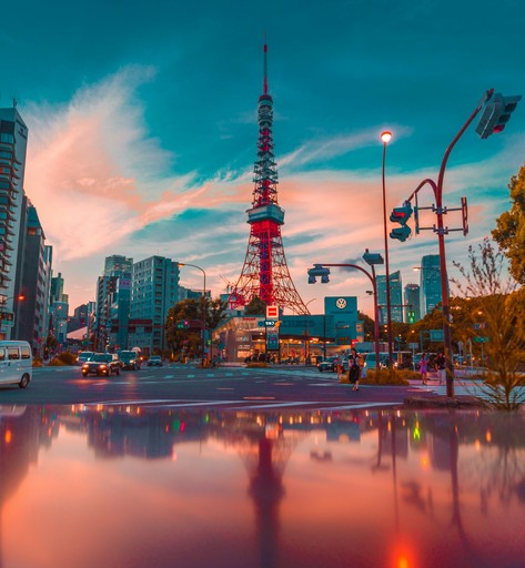 Image of building in tokyo japan