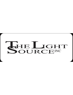 The Light Source Logo - Black and White