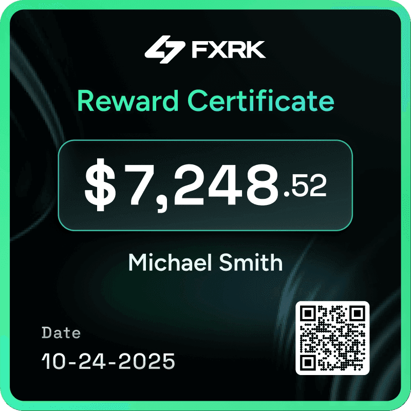 reward certificate FXRK