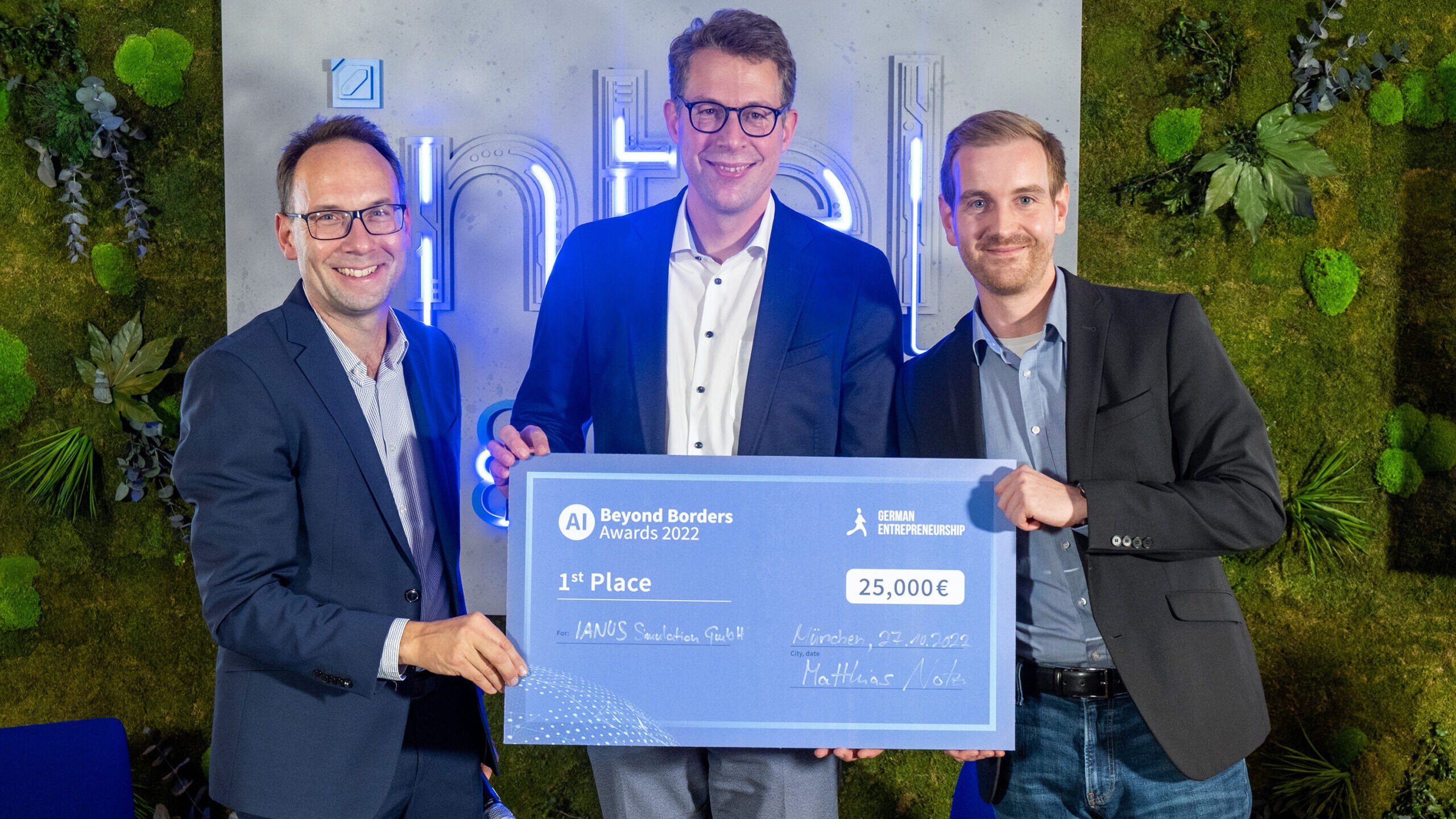 Siegerehrung: AI Beyond Borders Award 2022