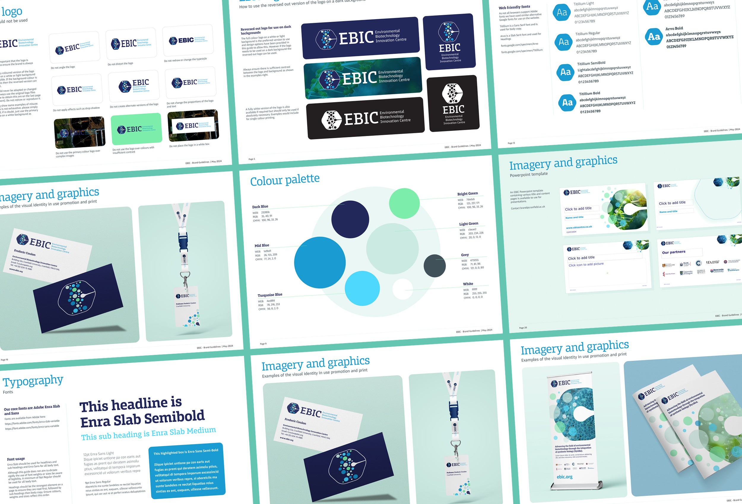 EBIC brand guide design