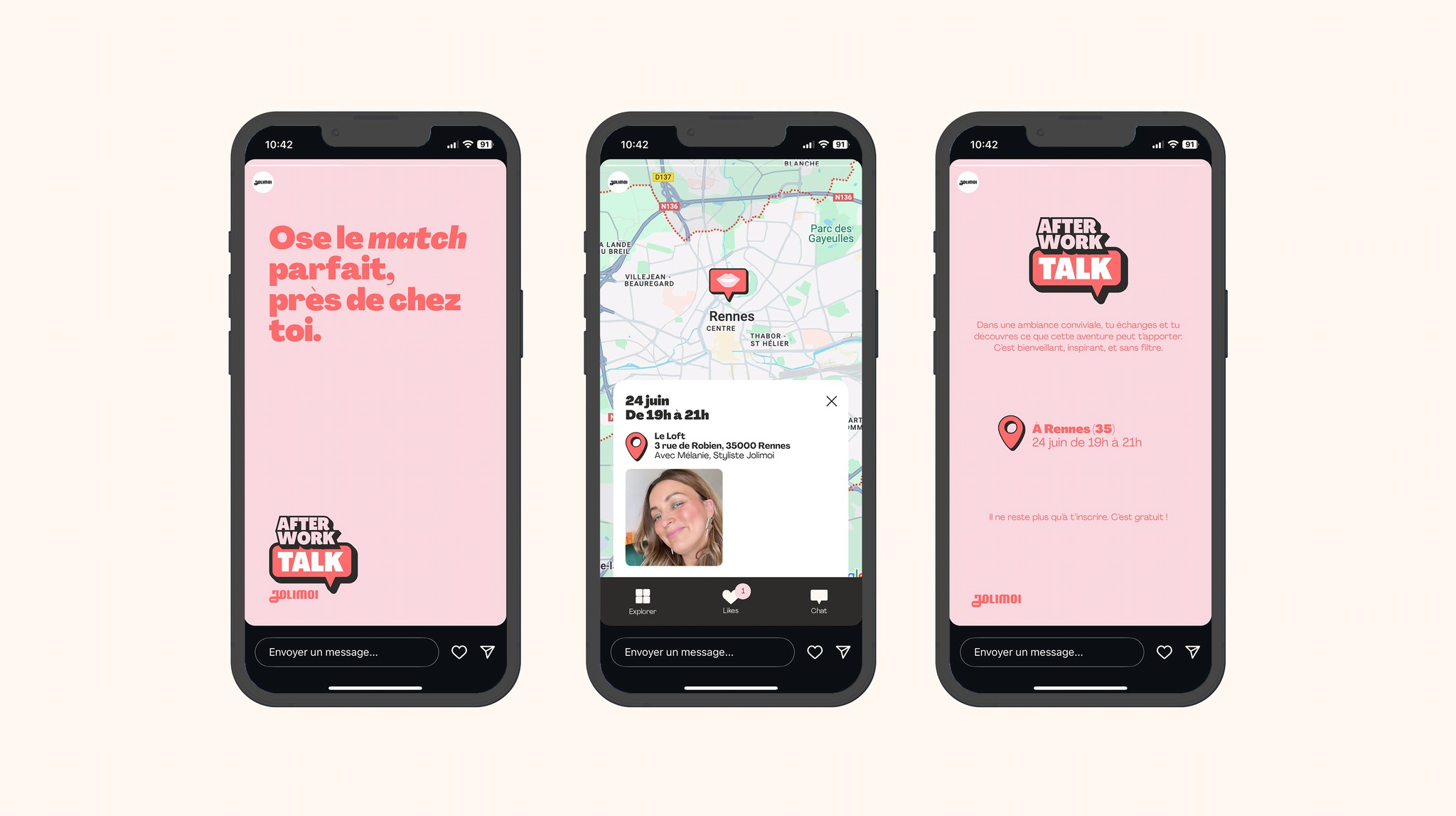 Campagne social media – recrutement beauty brand