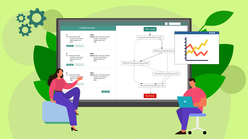 Logic Jumps for Personalization