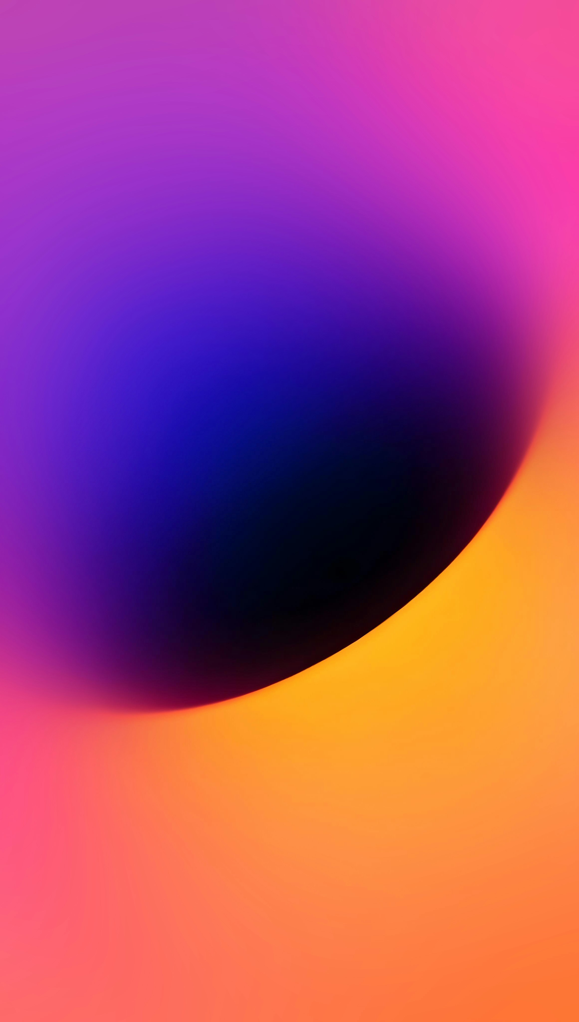Abstract gradient with colorful blending of hues.