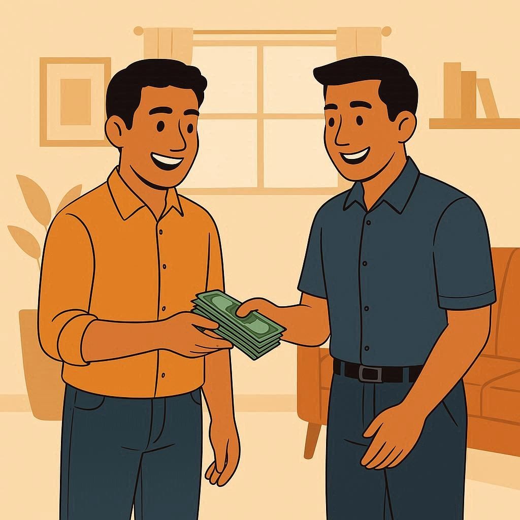 Vehicle owner getting instant money for his/her vehicle