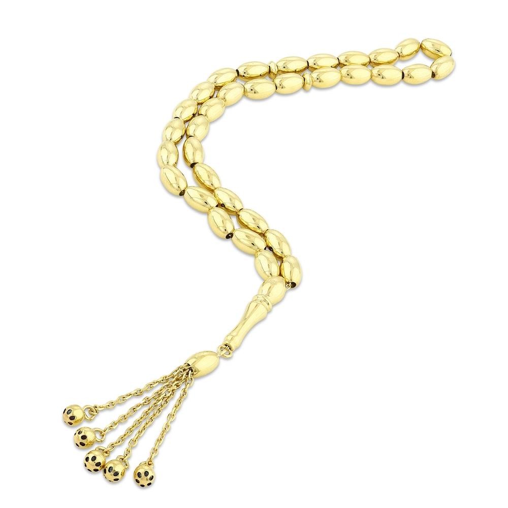 Assos Pırlanta 14 Ayar 17.17 gr İşlemeli Şık Altın Tesbih