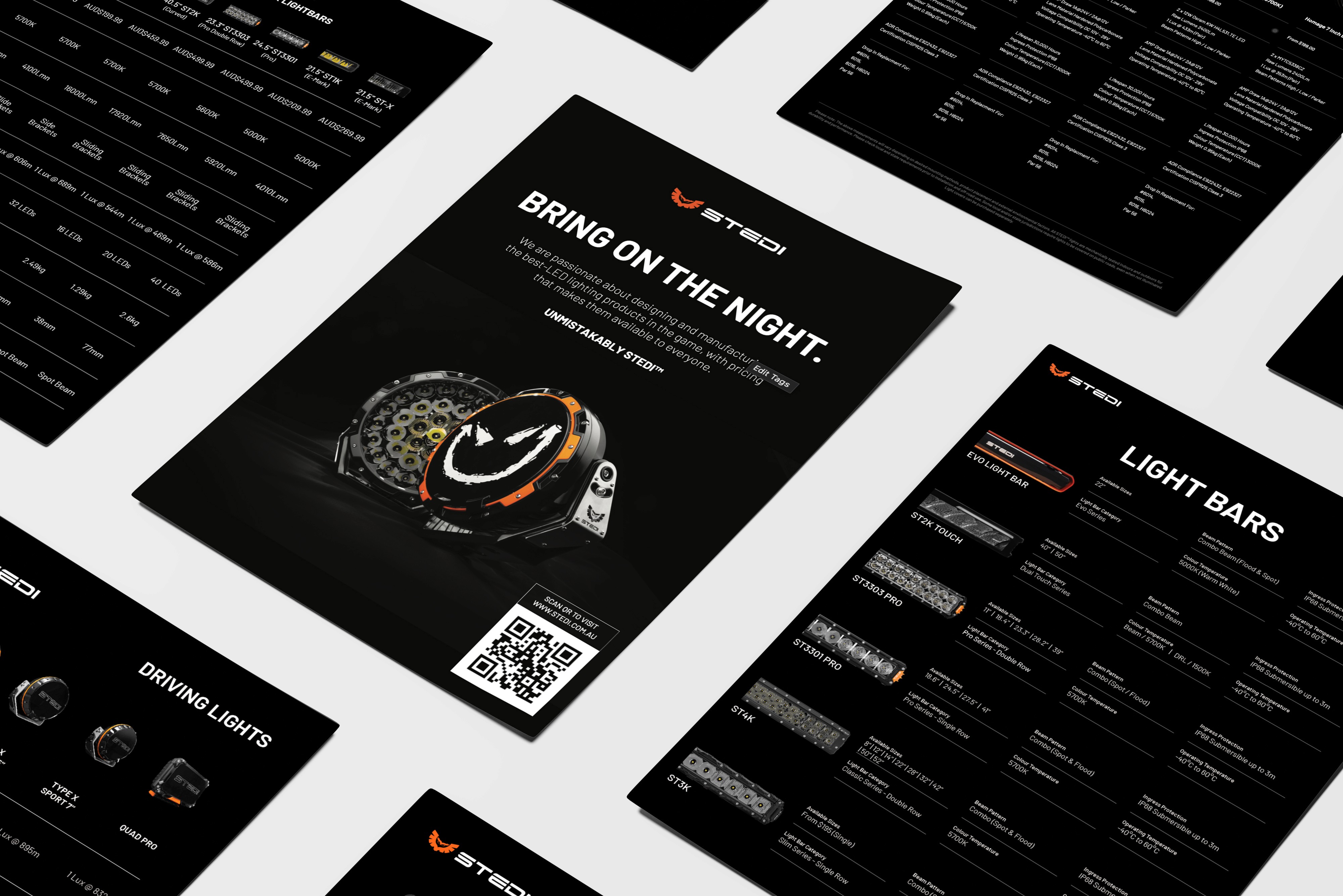 Stack of modern books and magazine with minimalist cover design on leather chair