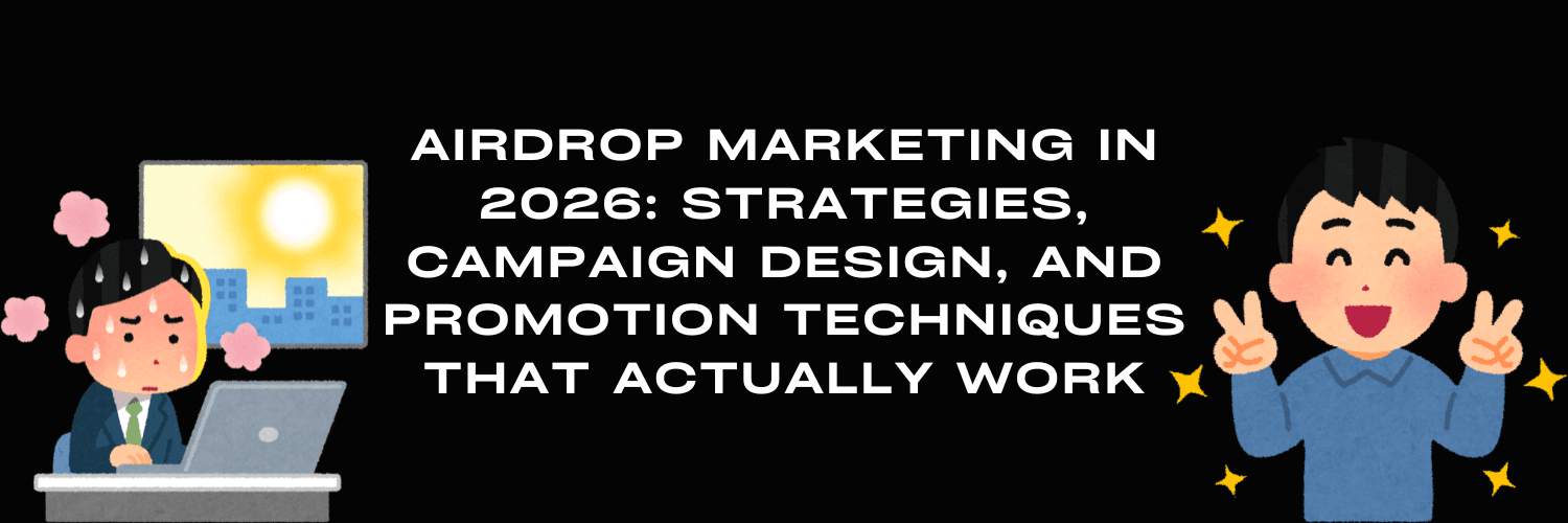 Airdrop Marketing in 2026: Strategies, Campaign Design, and Promotion Techniques That Actually Work