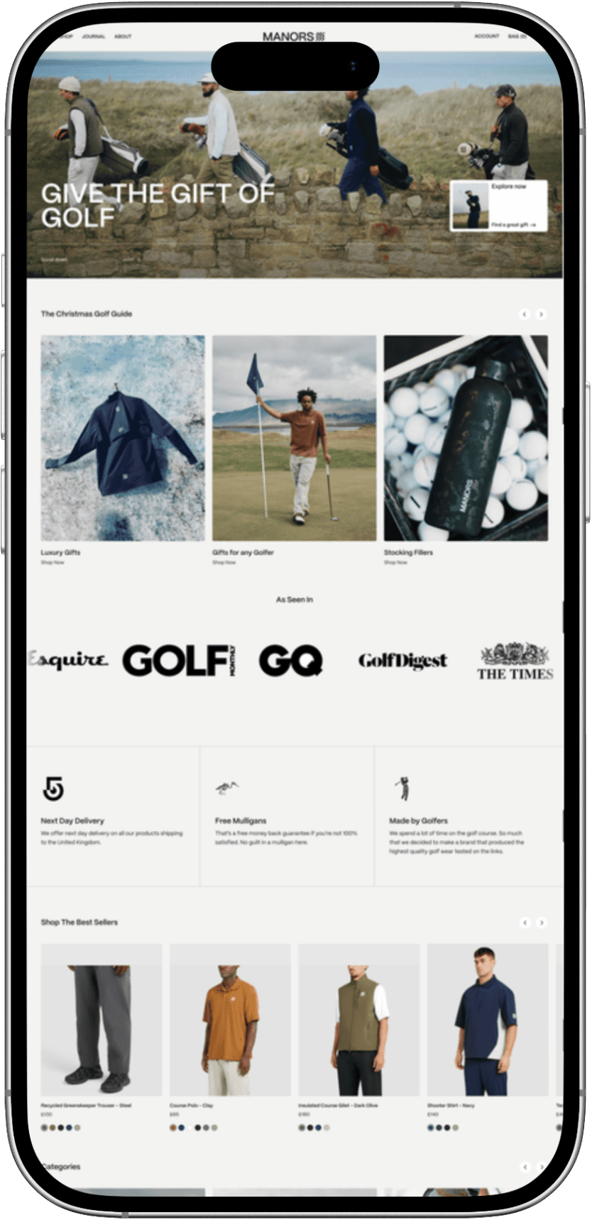 Screenshot of chat with a client