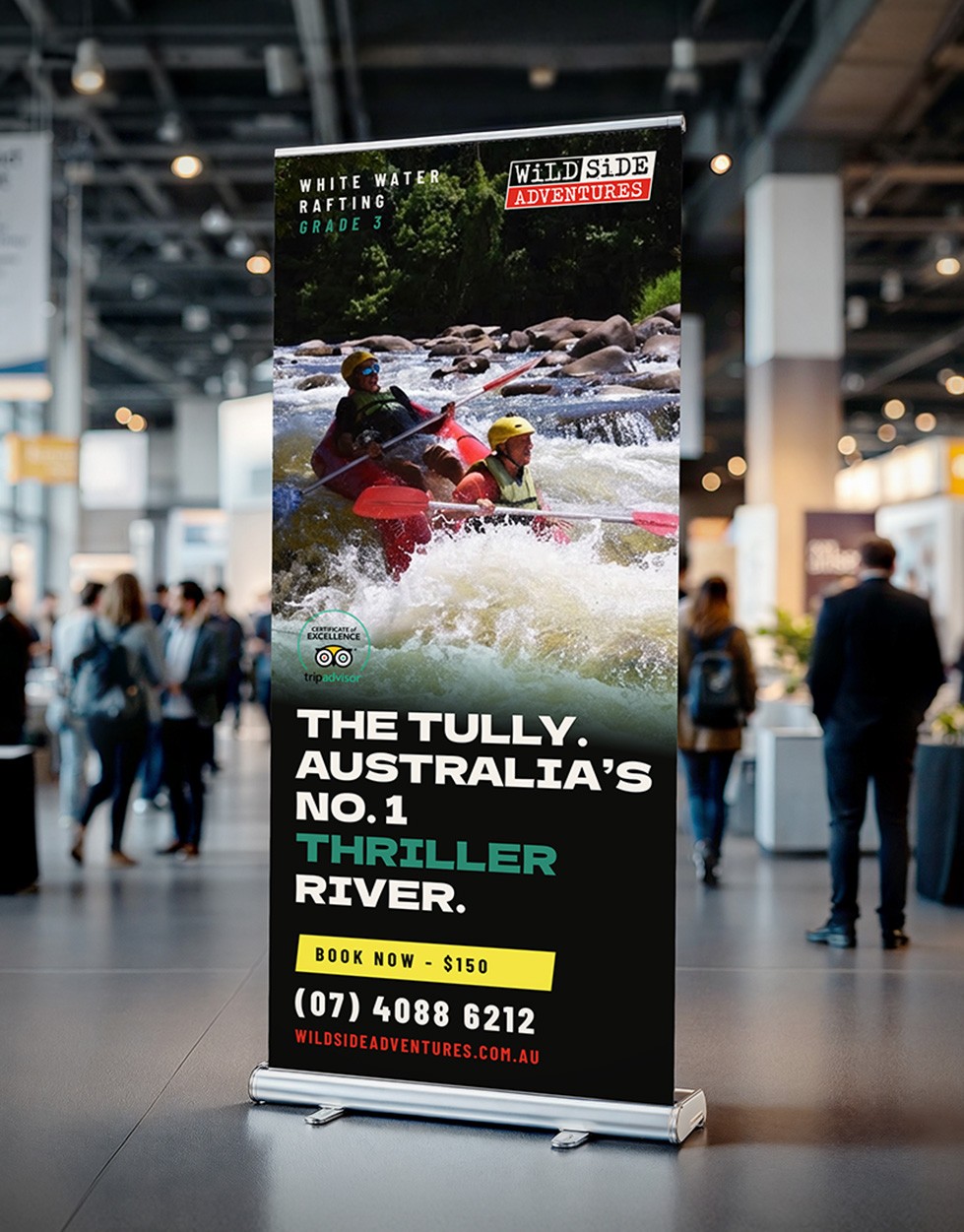 WSA pull up banner in conference setting