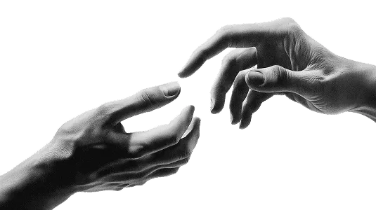 Hands Reaching Out