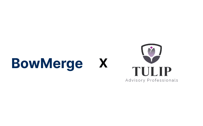 BowMerge x Tulip Advisory Professionals Partnership Image