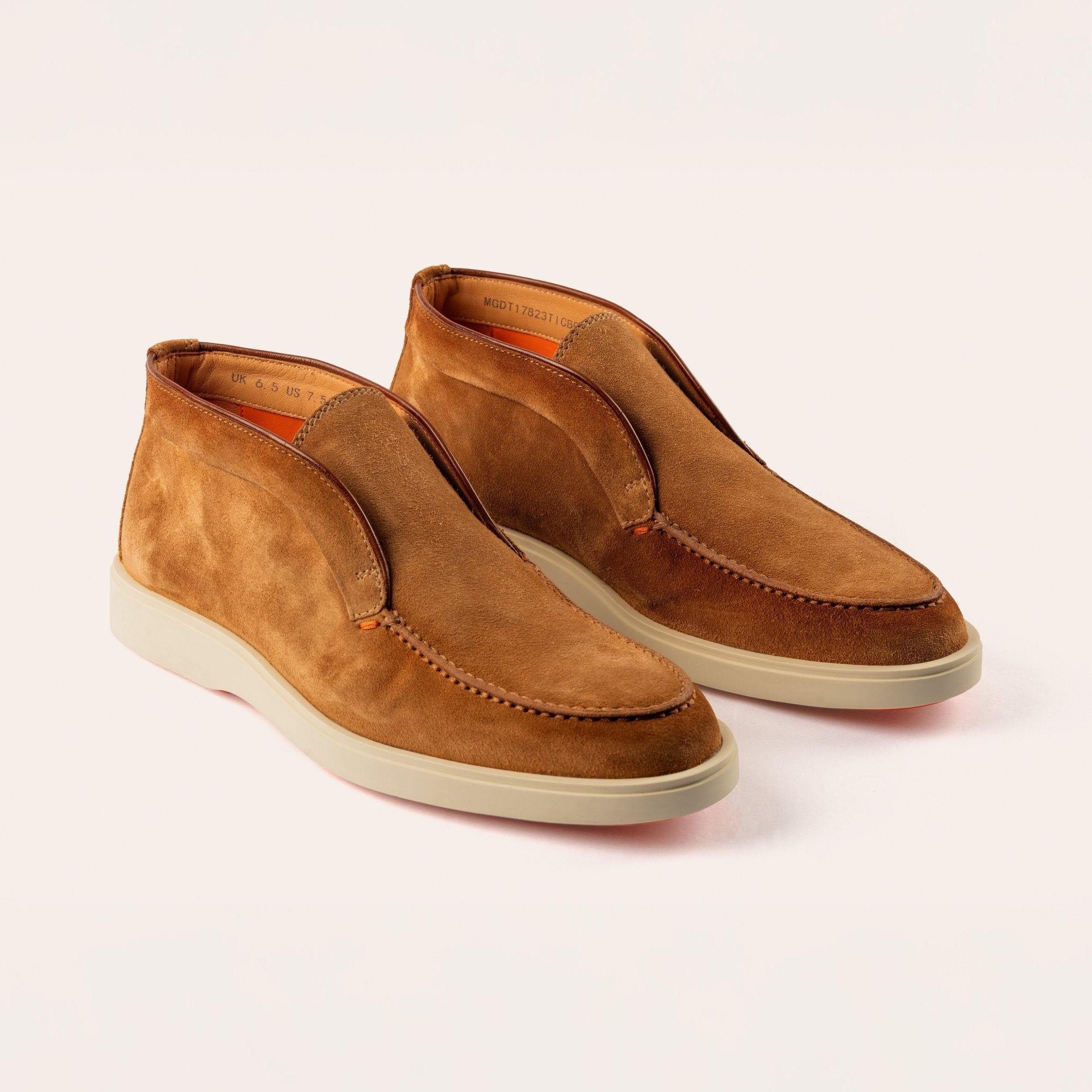 Men’s brown suede desert boot - Mandelli UK