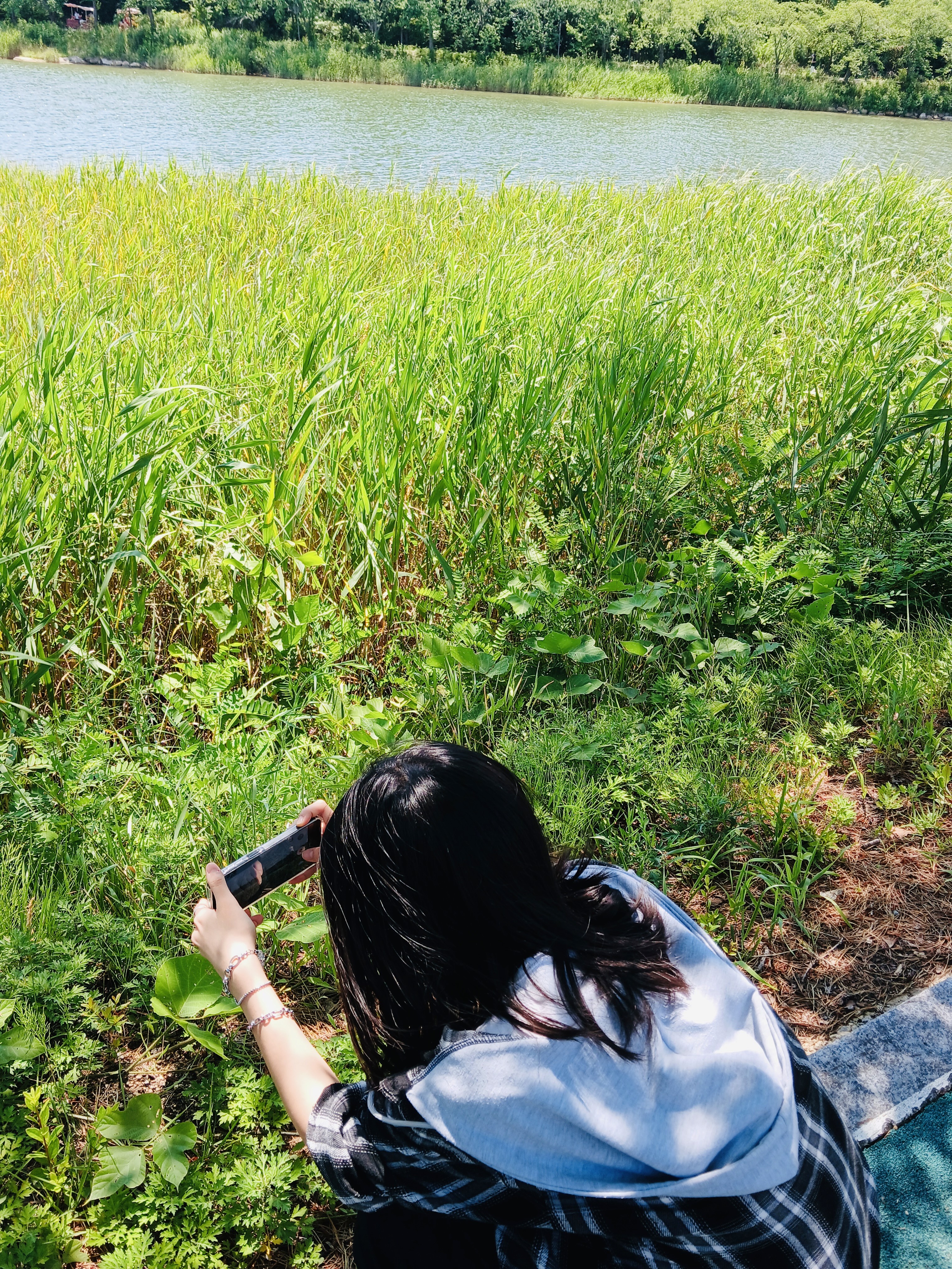 woman meditating