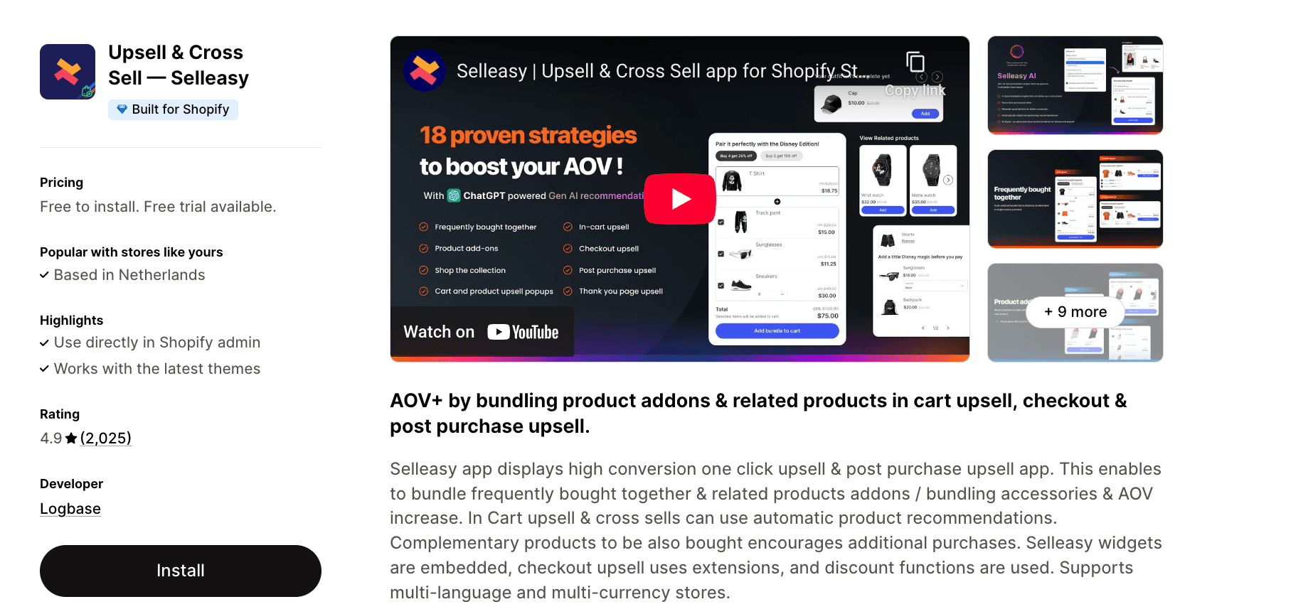 Upsell & Cross Sell — Selleasy