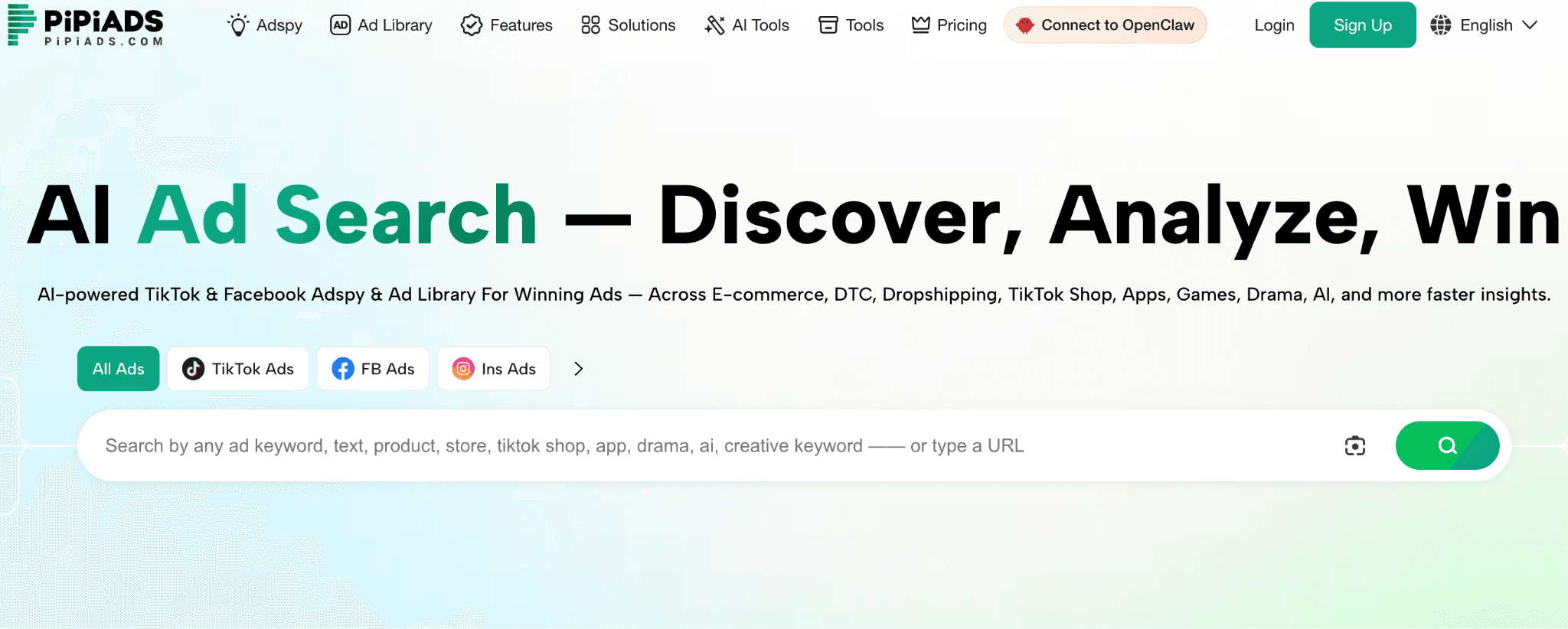 PiPiADS TikTok Focused Alternative