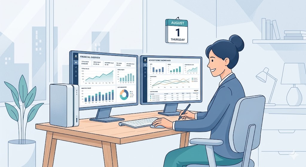 Amazon seller reviewing PPC budget and cash flow impact of Amazon ads payment deduction change 2026