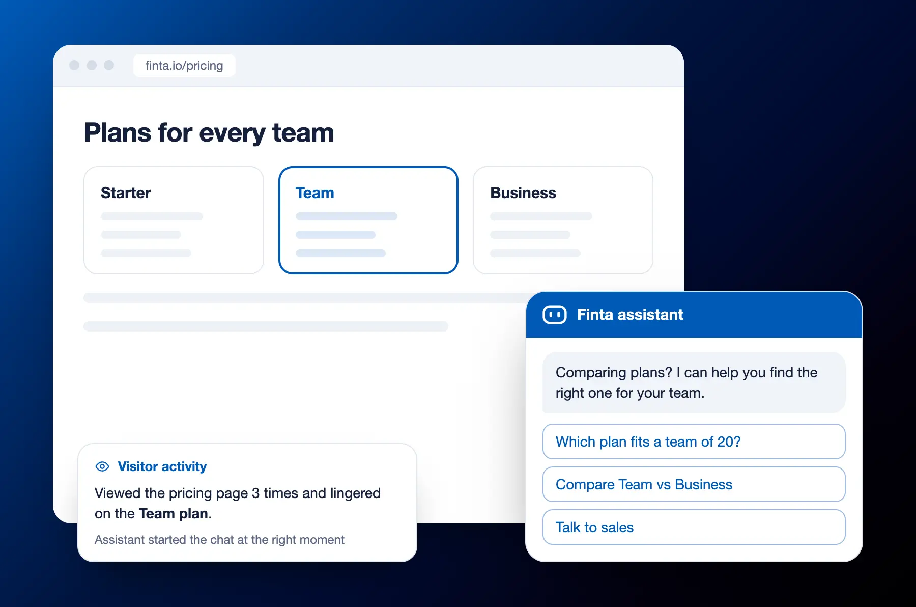 Capture user interest