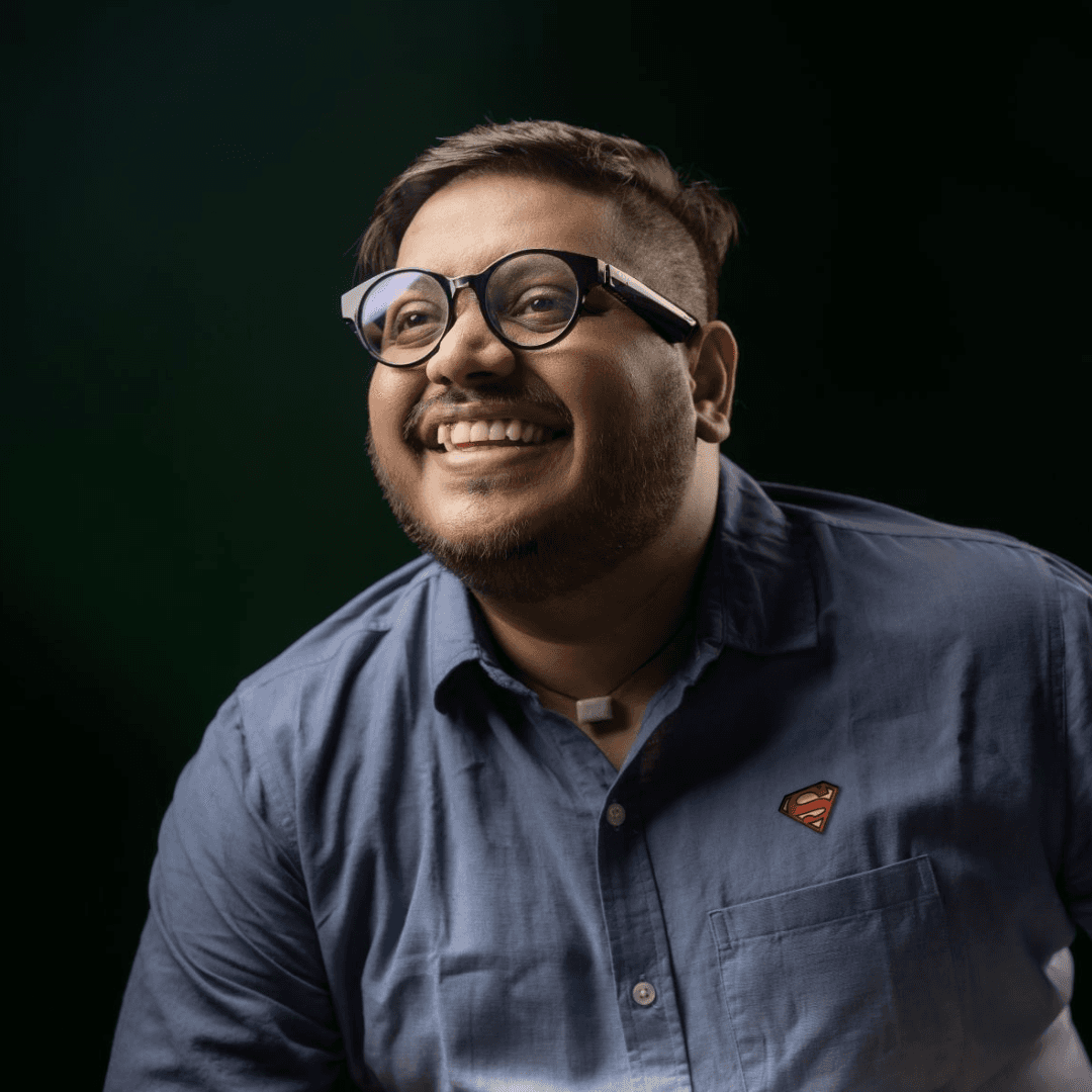 A man with mic