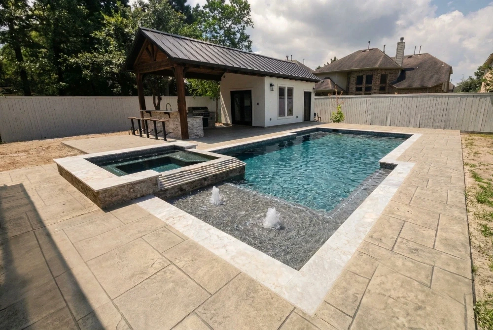 Small Backyard Pool Designs in Richmond, TX 3