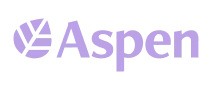 Aspen logo in purple