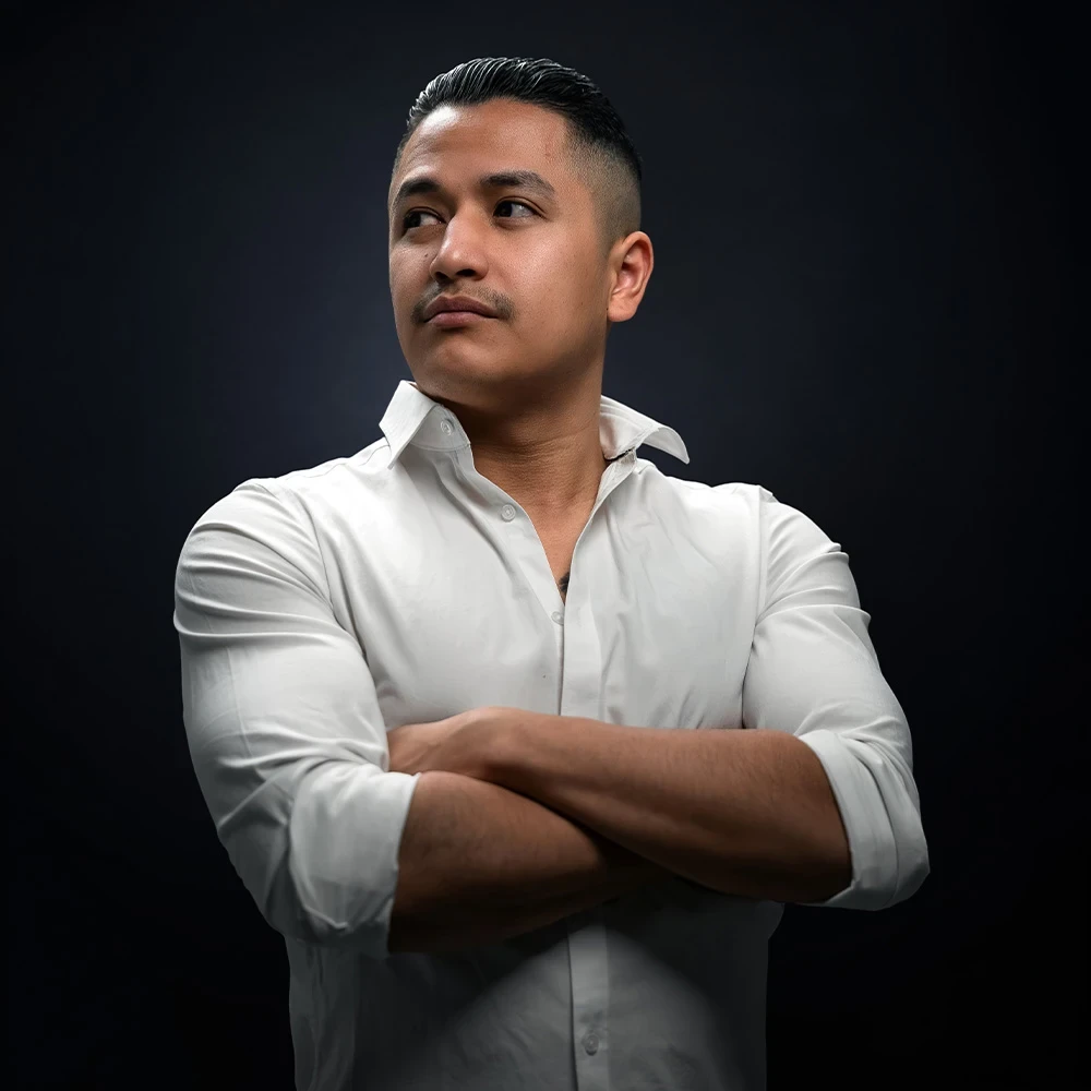 Portrait professionnel de Kevin Chinelli, fondateur de Snapshot Media