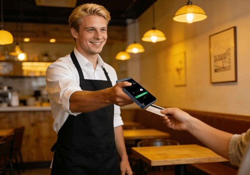 aldelo ePay device for card payments at restaurants