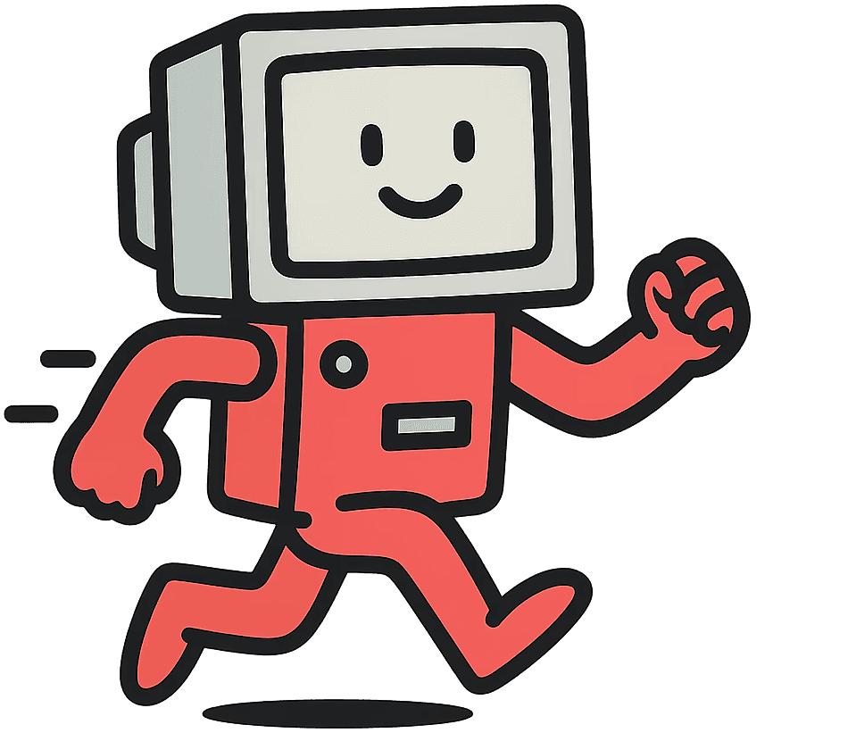 Robot running up and down