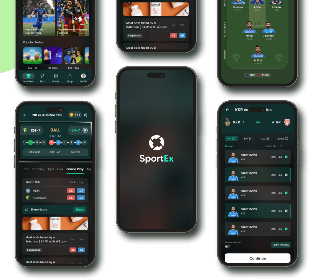 Cricket sports app