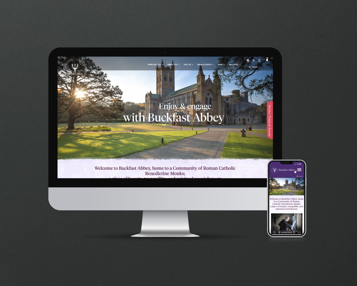 Buckfast Abbey Website