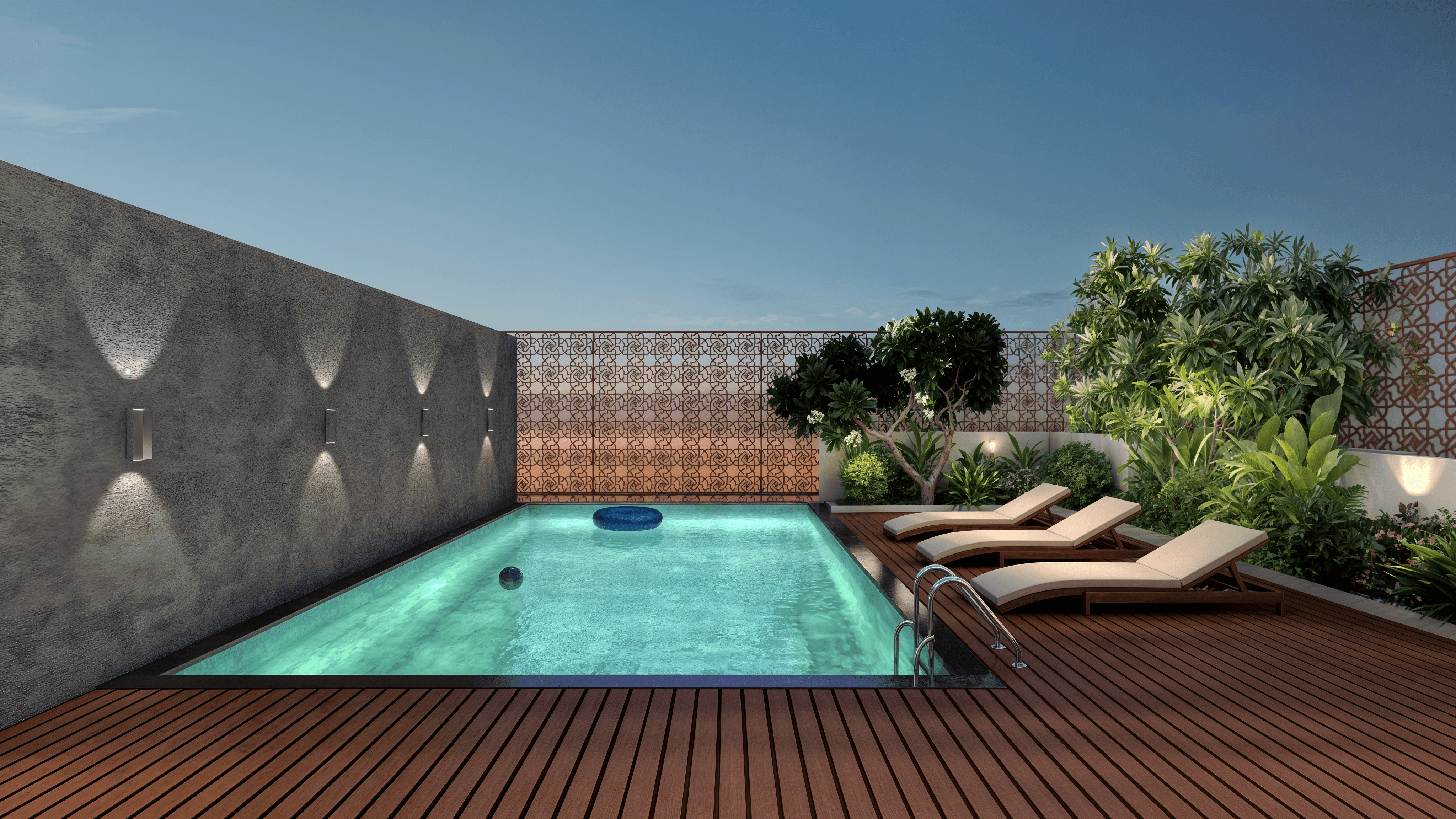 Laptop displaying a green-themed website with a mobile app mockup on the screen.