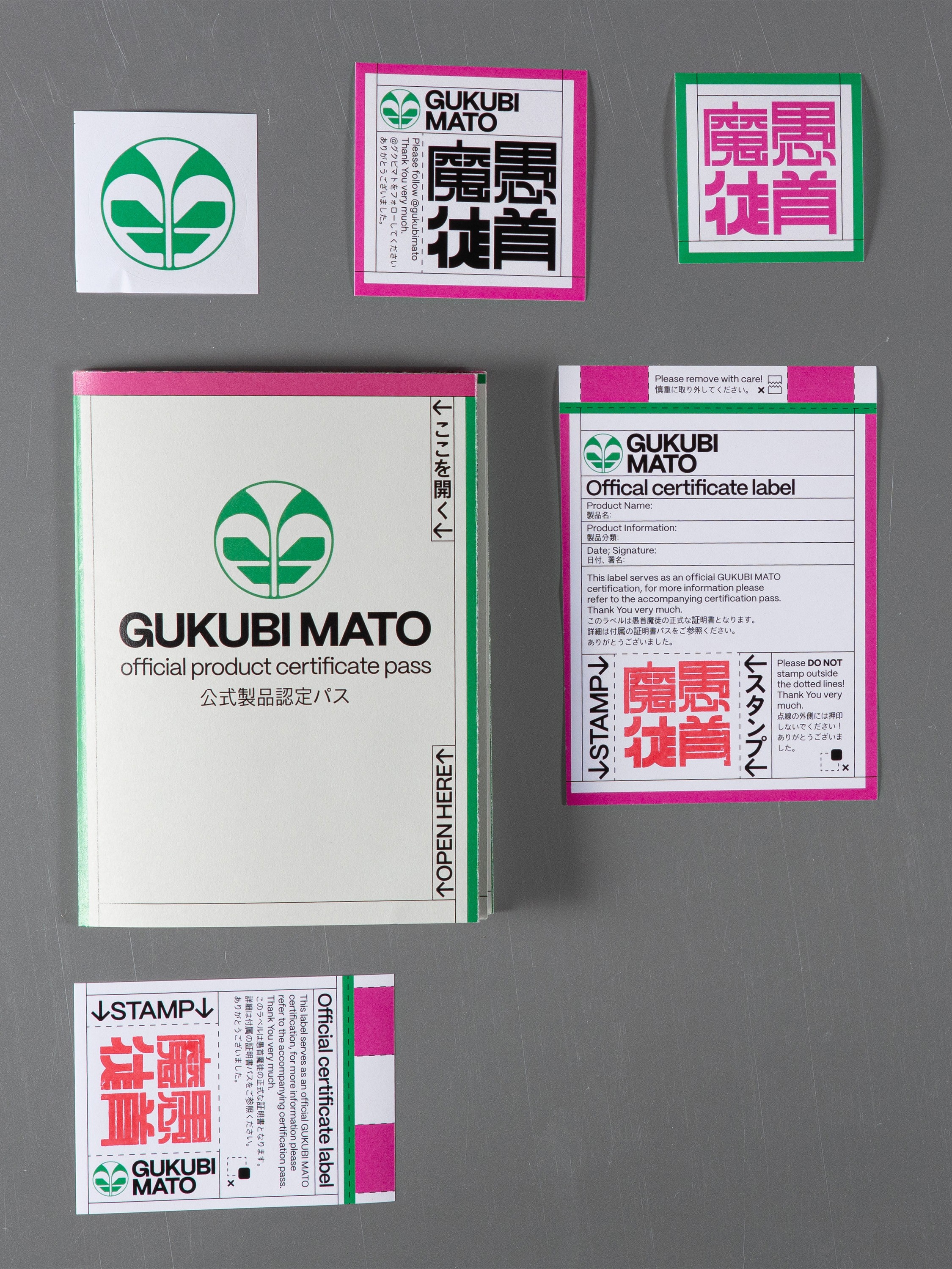 GUKUBI MATO Certificate pass, Matthäus Jandl