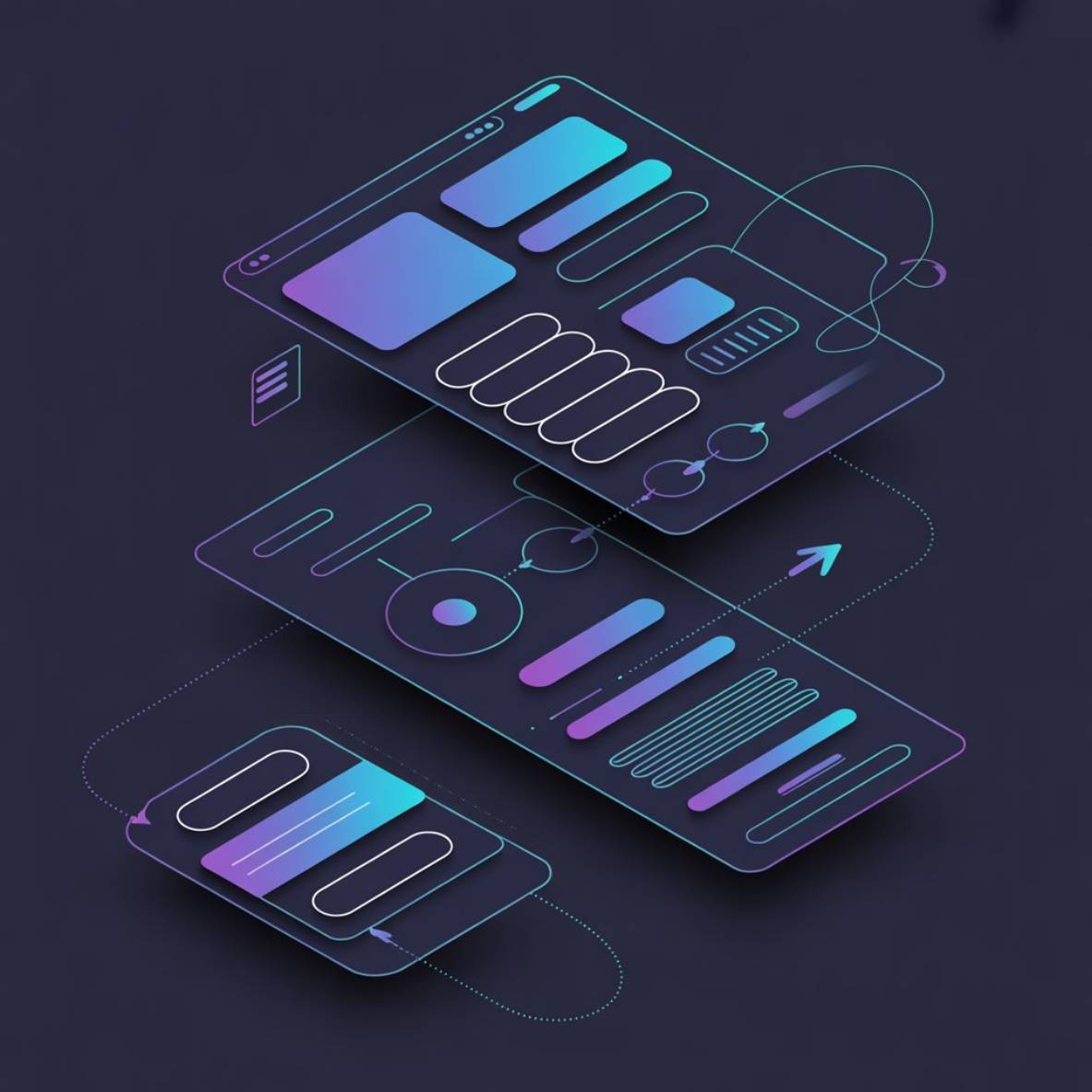 image showing 3 page journey on a website