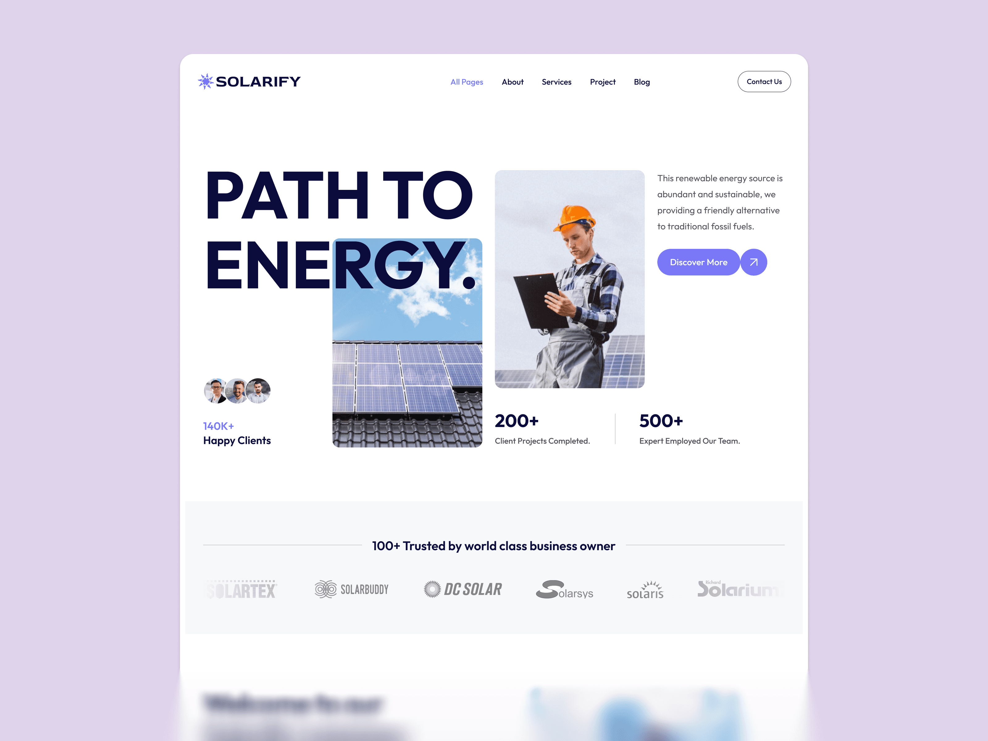 framer business template