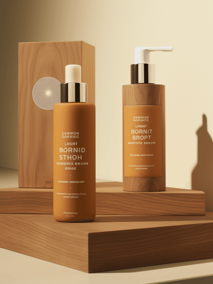 Amber cosmetic duo