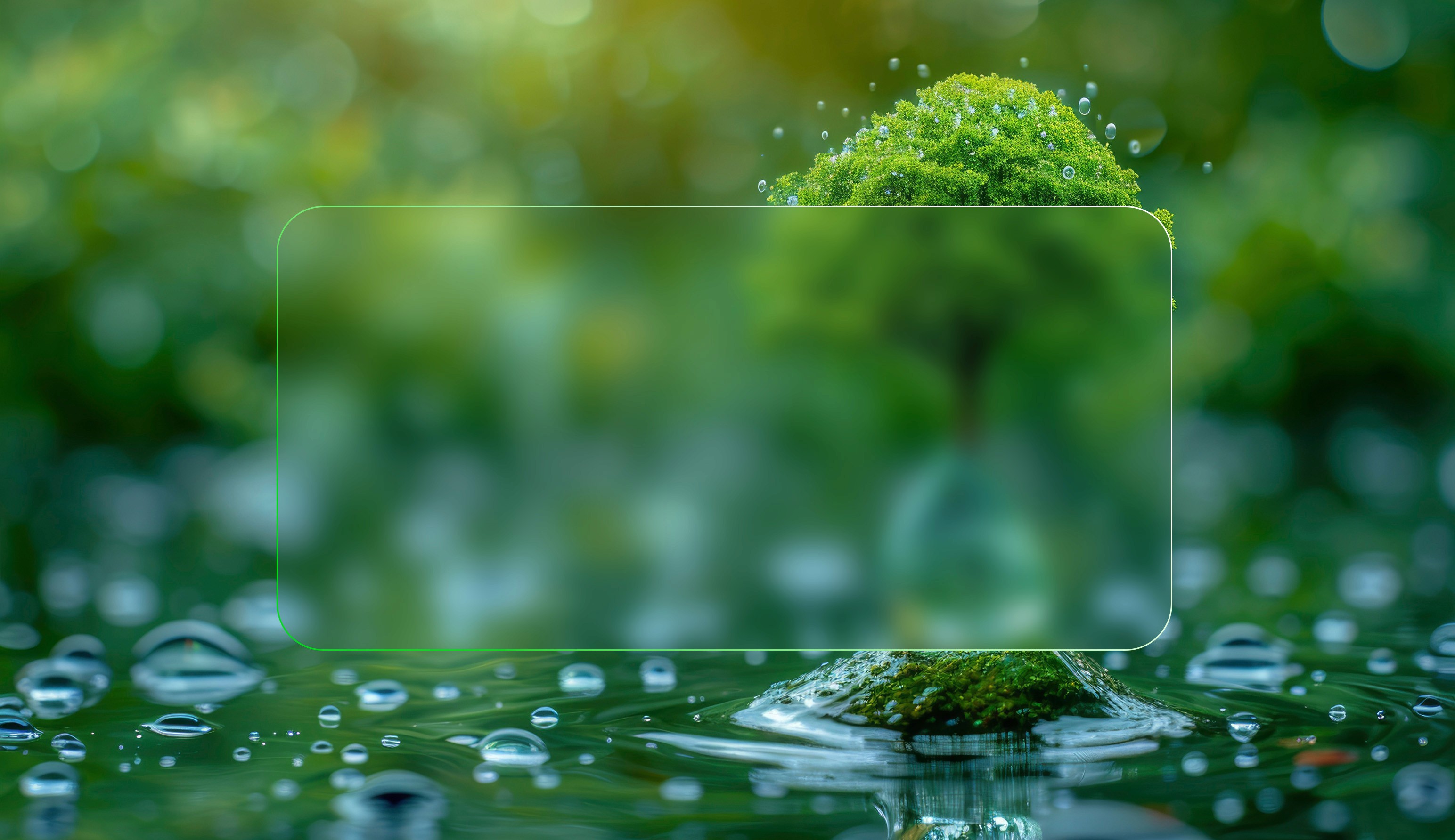 Blue chemical Solution beaker