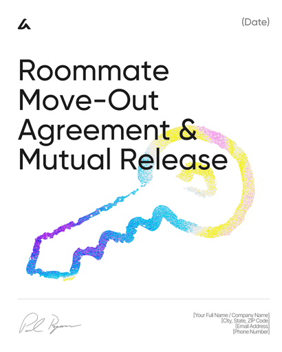 Roommate Move-Out Agreement & Mutual Release