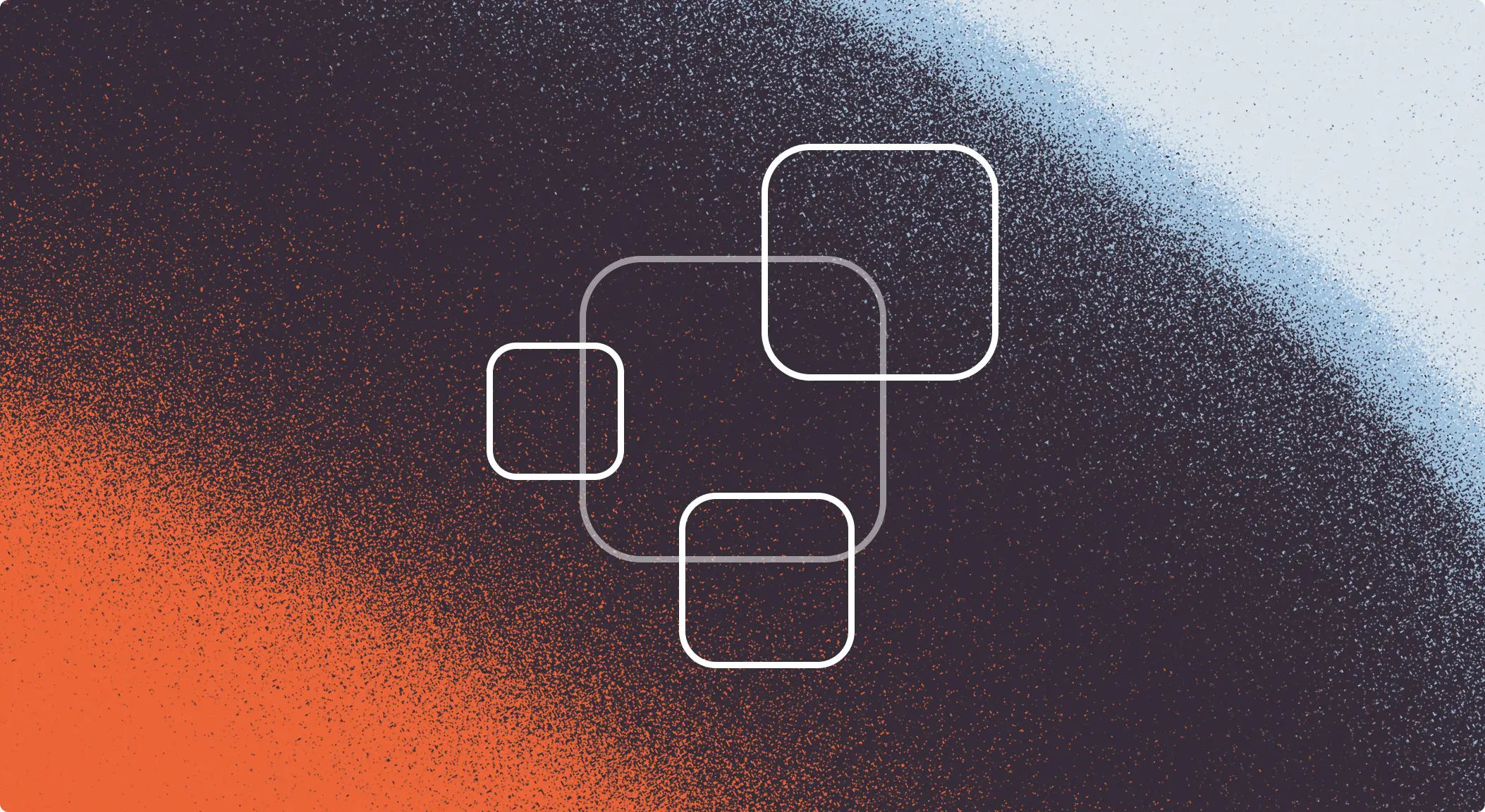 Illustration of enterprise app sprawl showing disorganised app integrations surrounding a core platform with visual confusion in paths and system icons