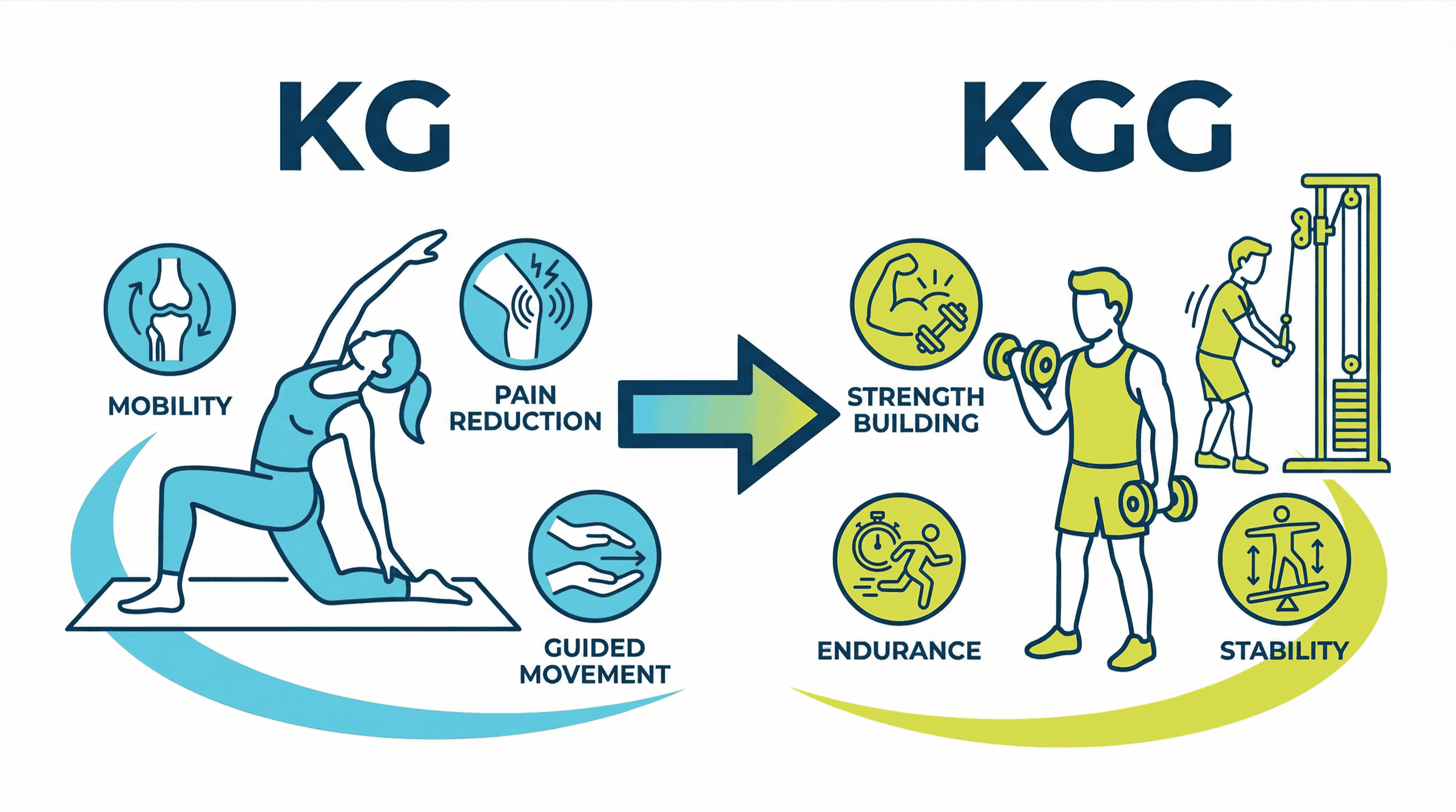 Illustration Unterschiede KG zu KGG