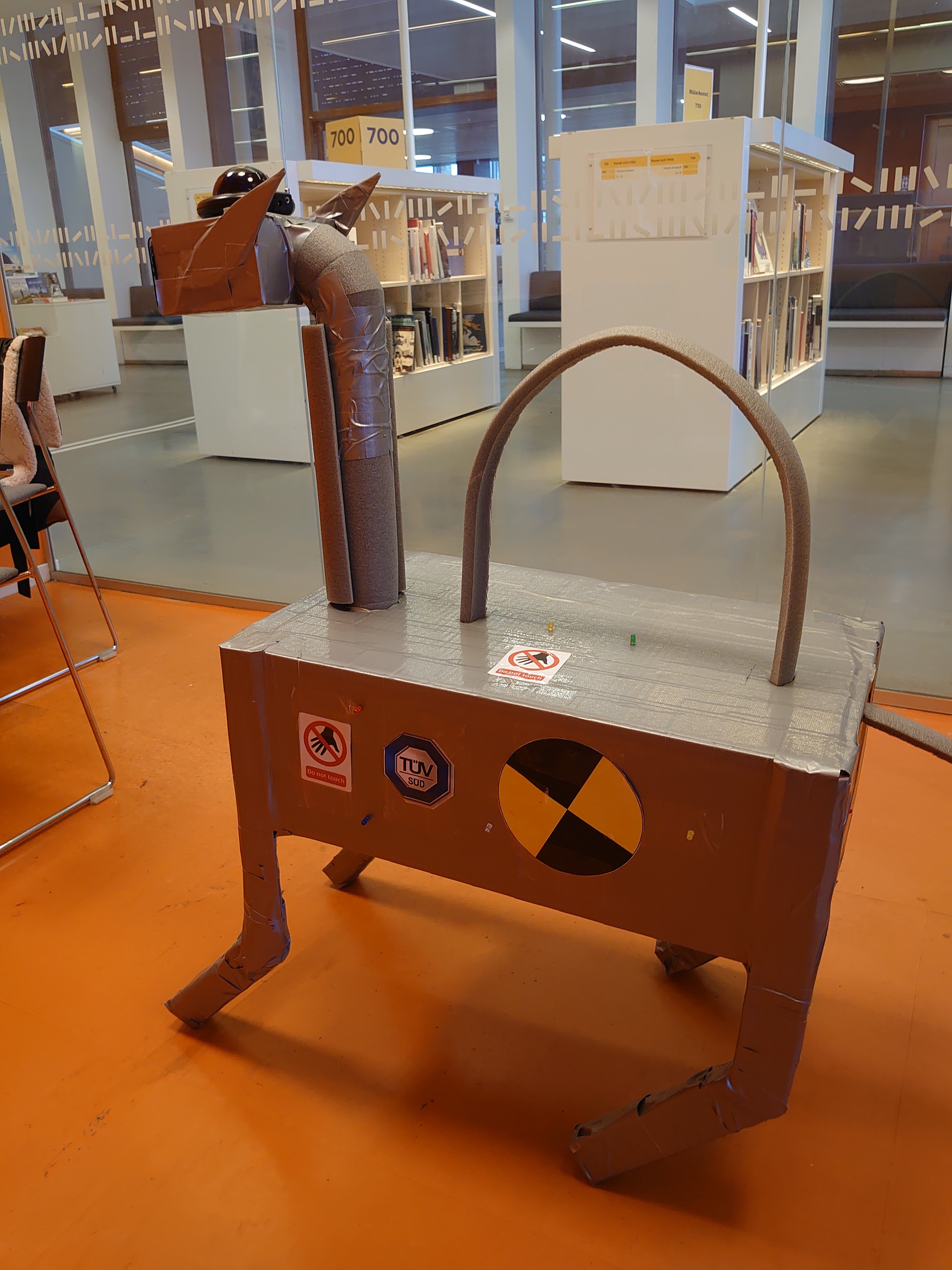 a cell phone on a ledge