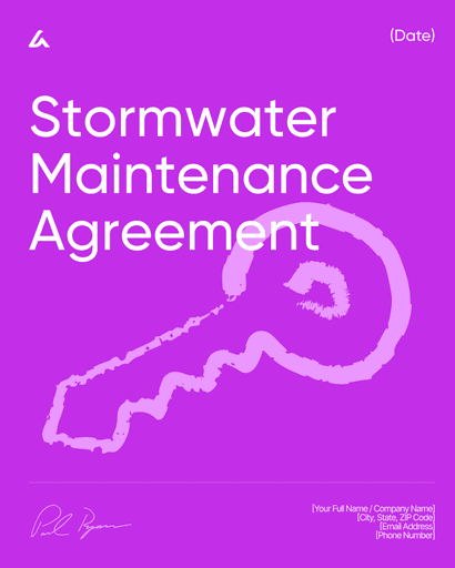 Stormwater Maintenance Agreement